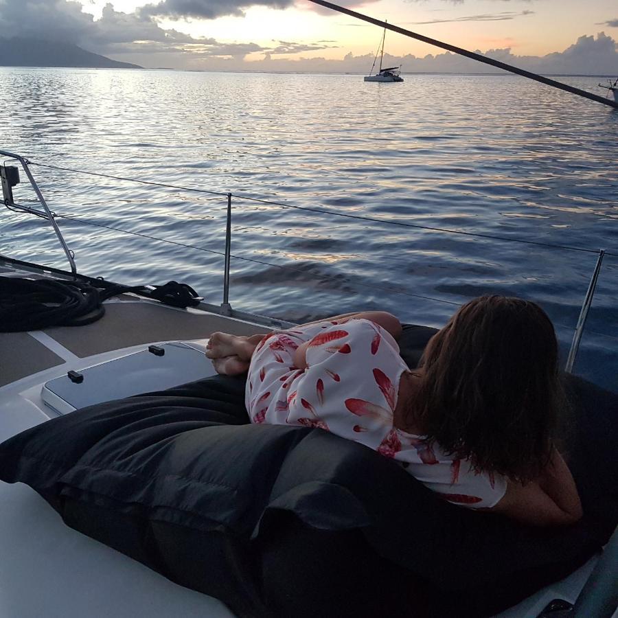 2 Nuits Insolites & 1 Excursion Voile A Bord Du Voilier Mori Ora Moorea Dış mekan fotoğraf